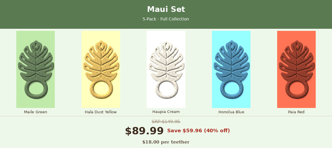 Maui Set — All 5 Colorways