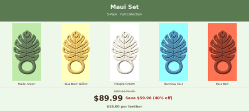 Maui Set — All 5 Colorways